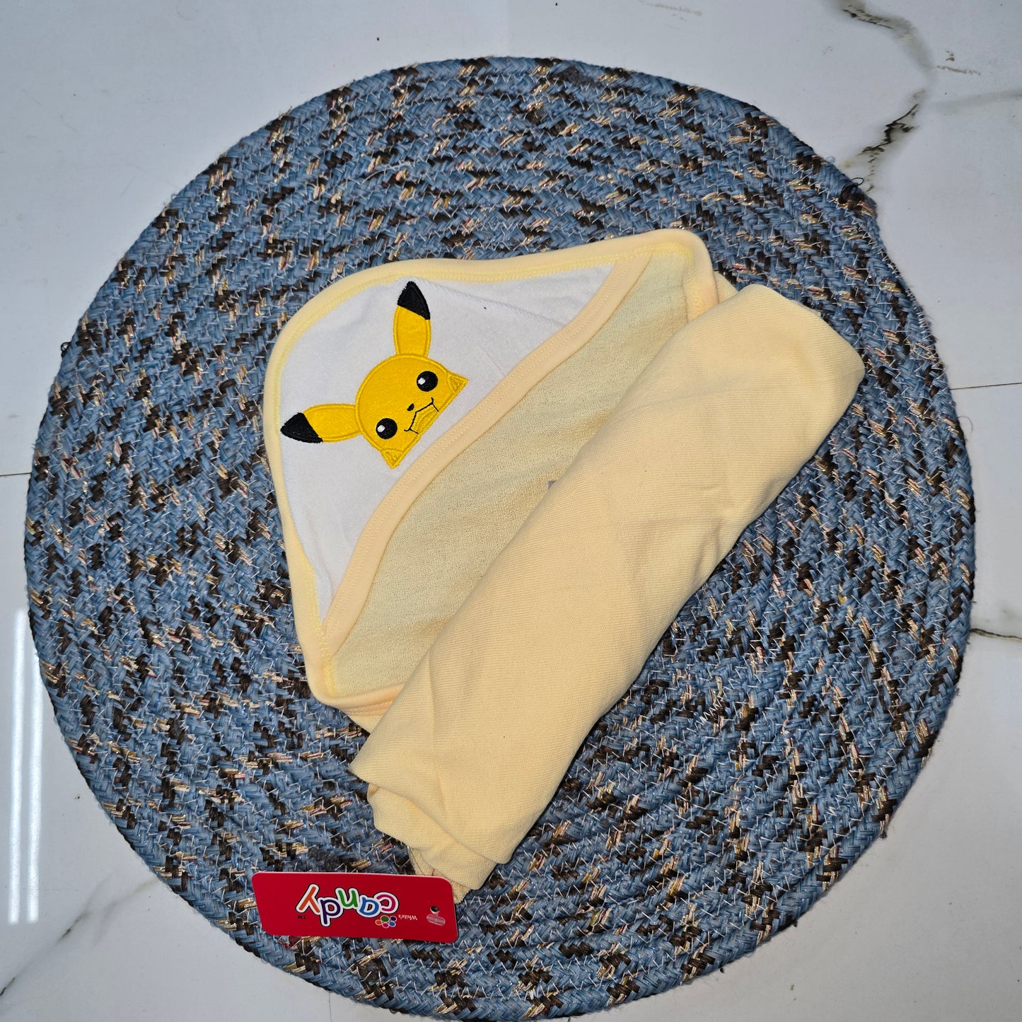 Pikachu baby towel with hood