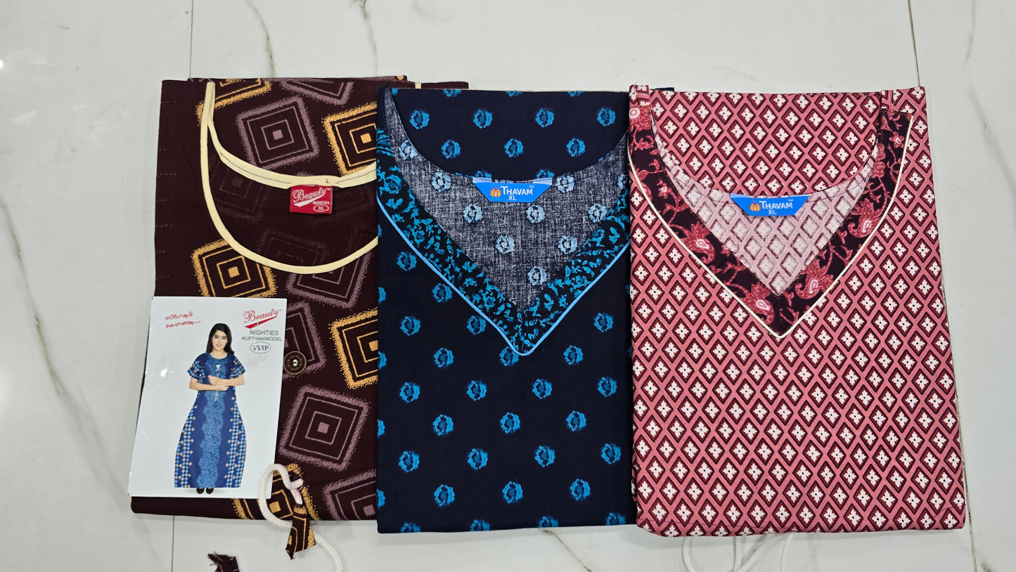 Kaftan Nighty Combo Offer XL