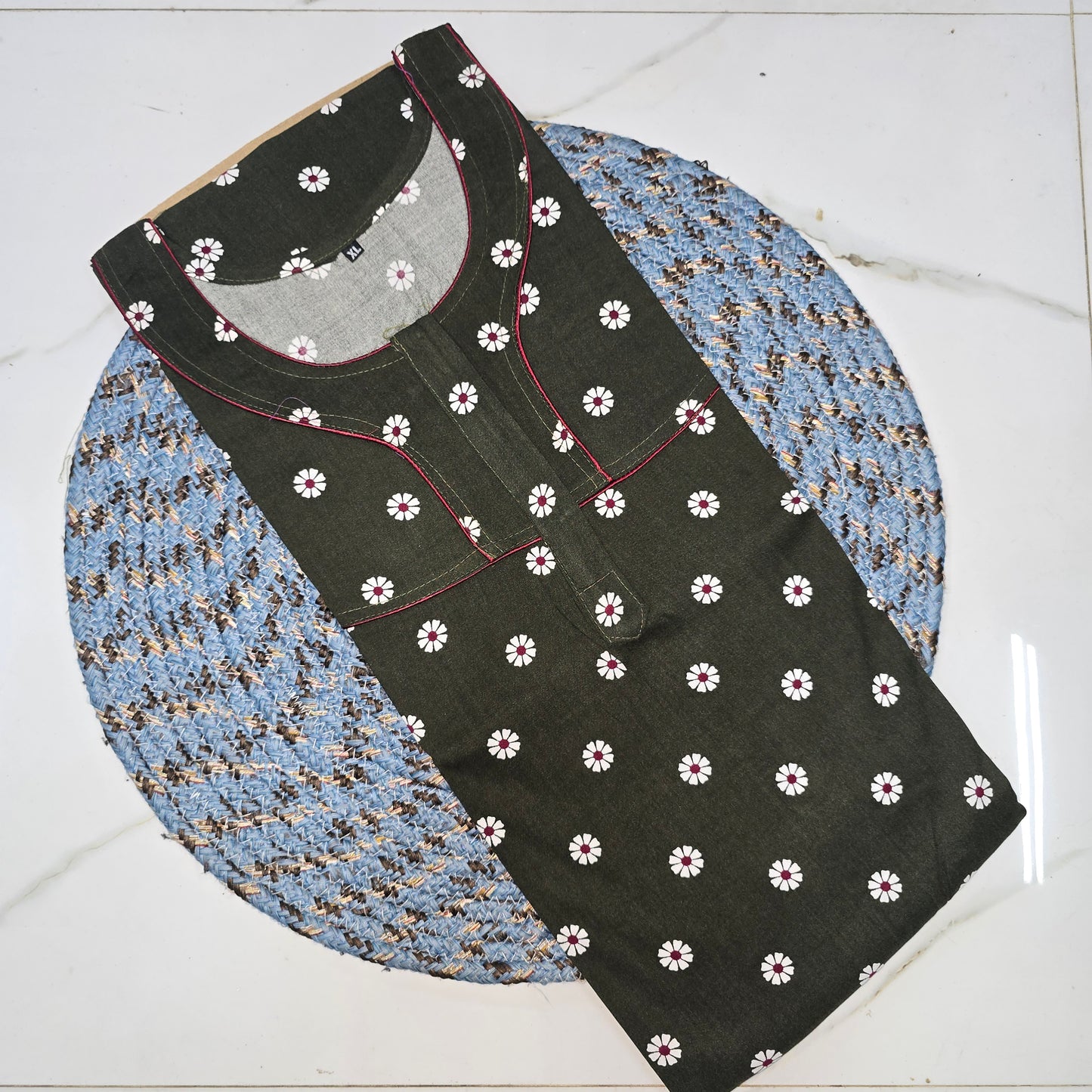 Rayon Nighty with Zip