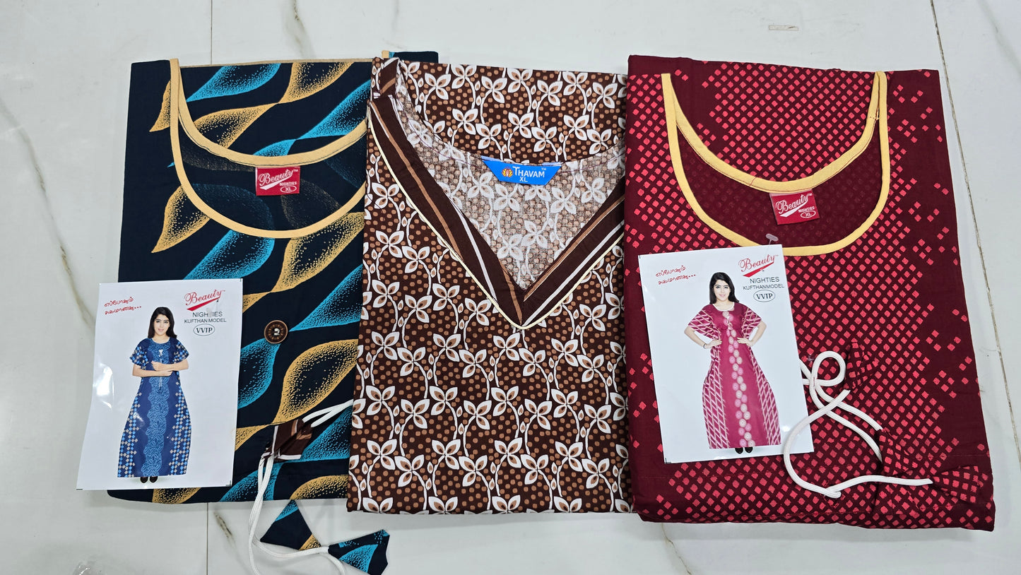 Kaftan Nighty Combo Offer XL