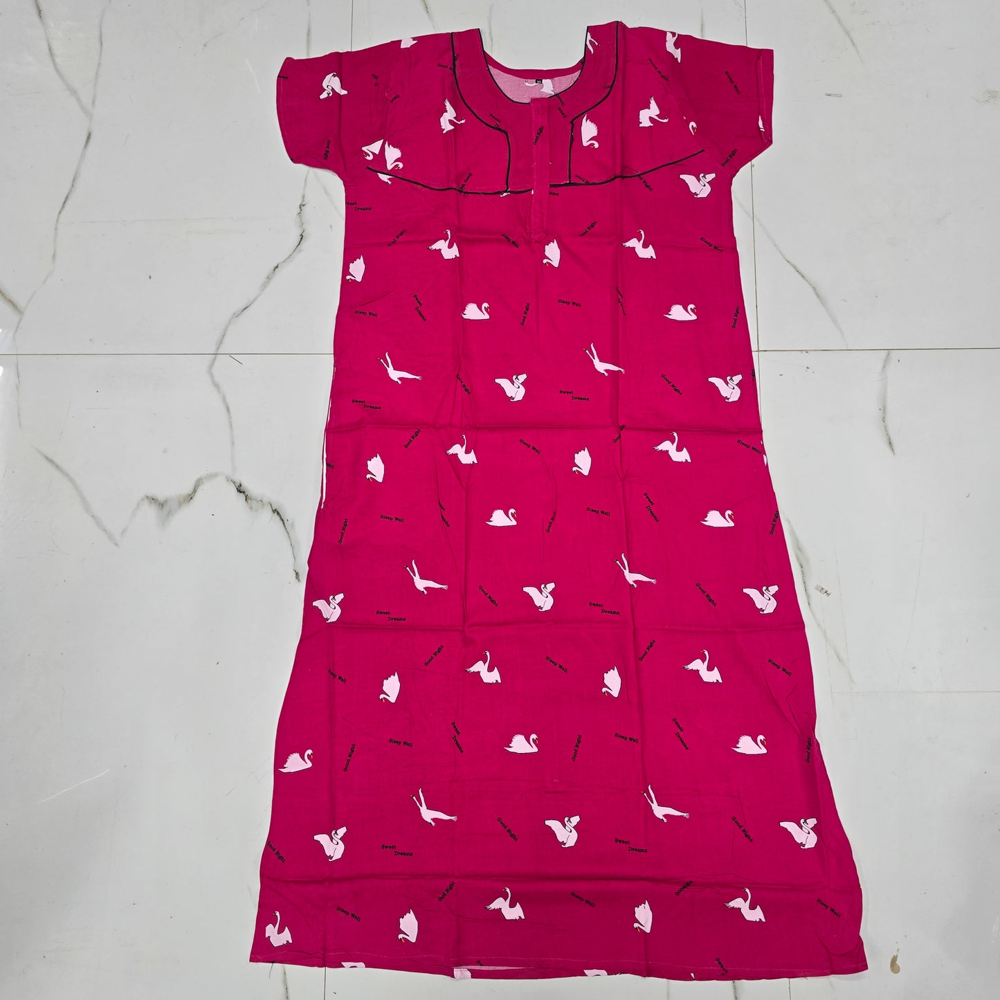 Rayon Nighty with Zip