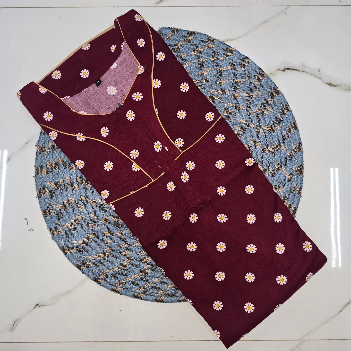 Rayon Nighty with zip