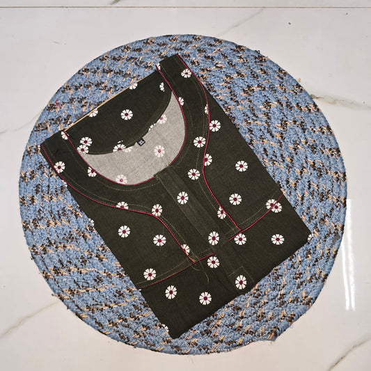 Rayon Nighty with Zip