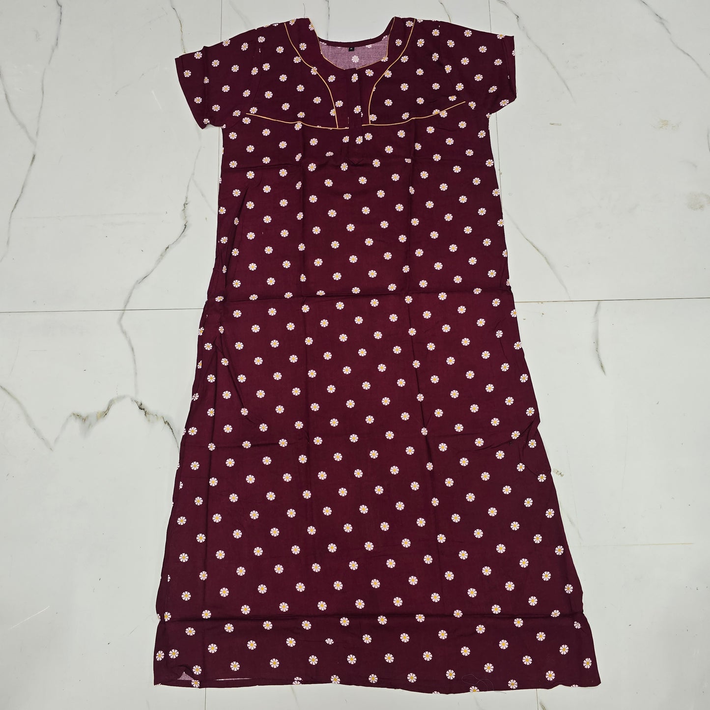 Rayon Nighty with zip