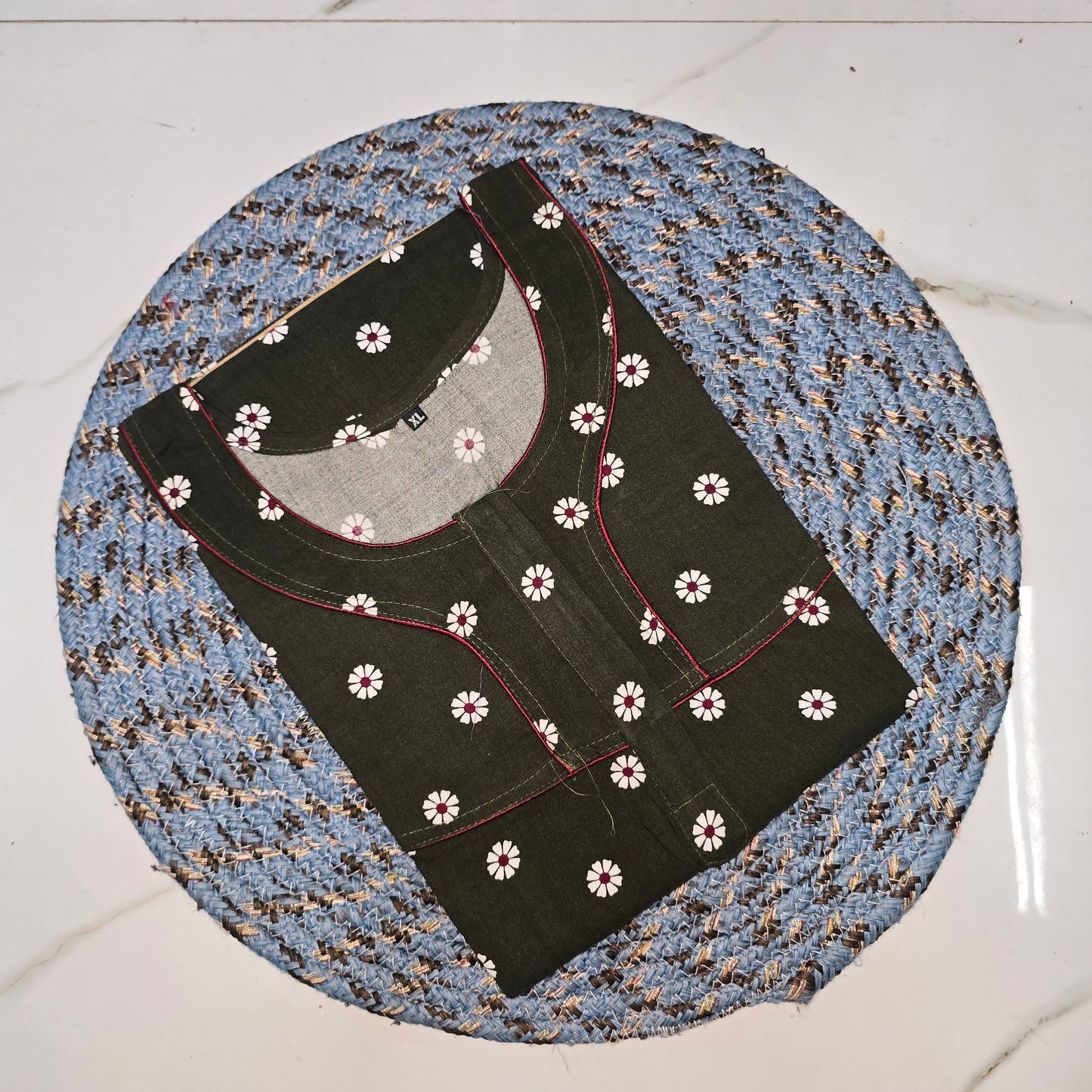 Rayon Nighty with Zip